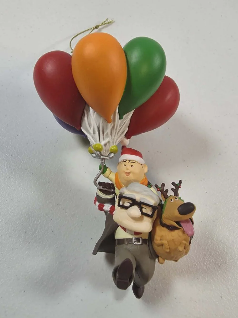 UP CARL RUSSELL DUG PRESIDENTS EDITION CHRISTMAS ORNAMENT DISNEY GROILER W/BOX